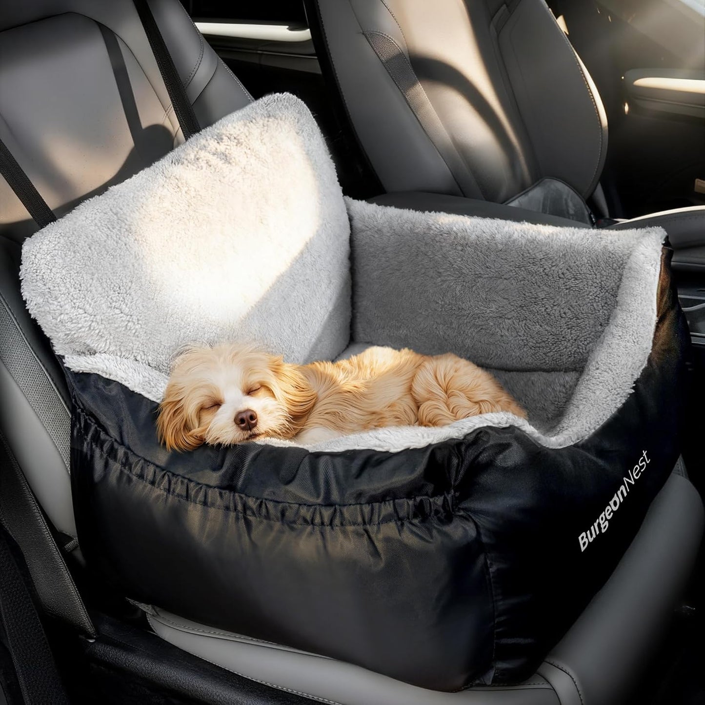 Dog Car Seat for Small Dogs & Cats under 25 Lbs,Black