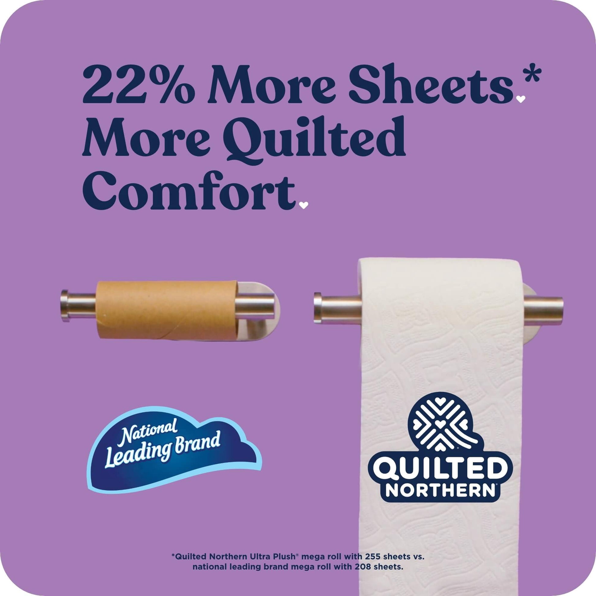 Ultra Plush 3-Ply Toilet Paper, 24 Mega Rolls, 255 Sheets per Roll