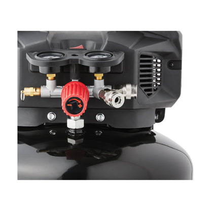 Black 150 PSI Oil-Free Pancake Air Compressor 6 Gal