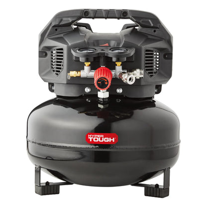 Black 150 PSI Oil-Free Pancake Air Compressor 6 Gal